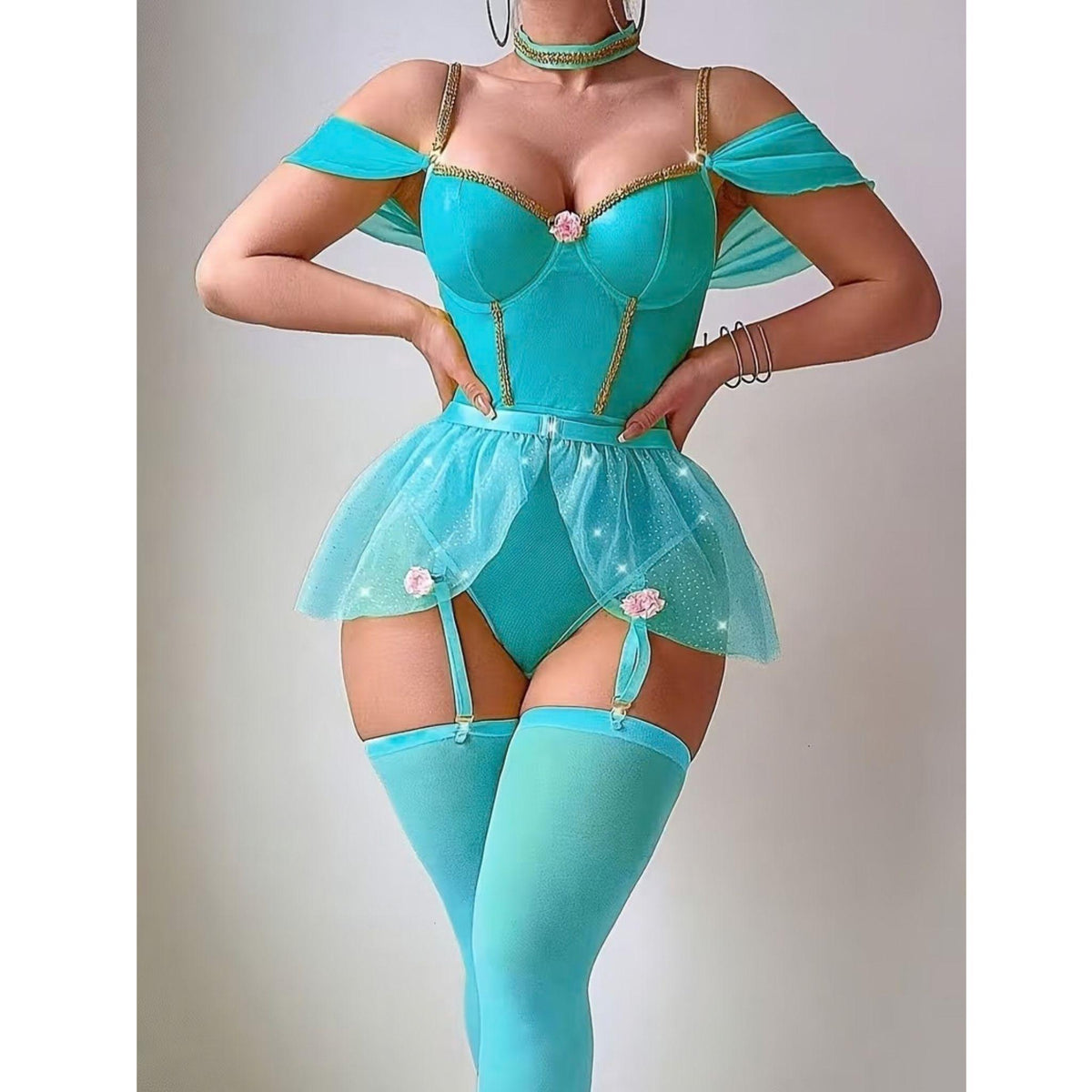 Disfraz de princesa azul
