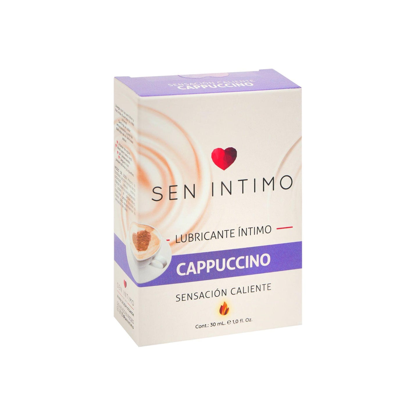 Lubricante Caliente Cappuccino 30ml - Sen Íntimo