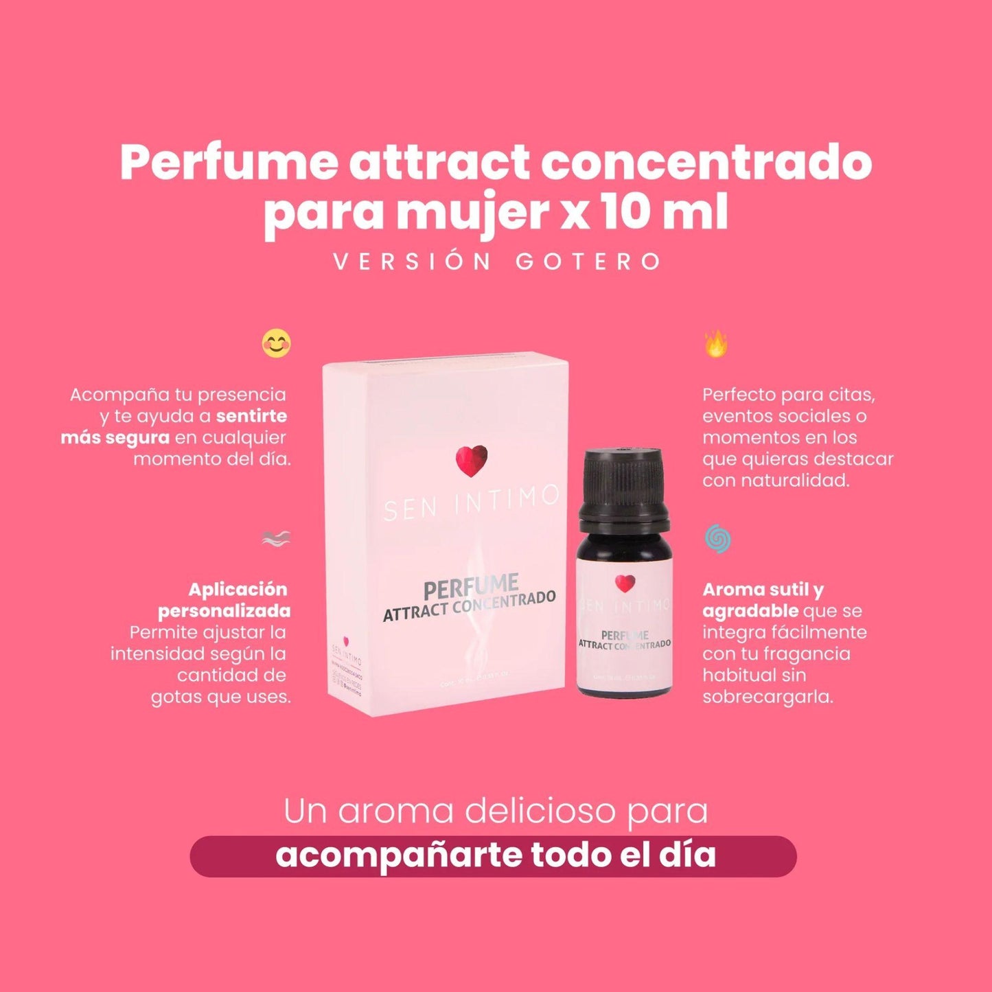 Feromonas concentradas para mujer