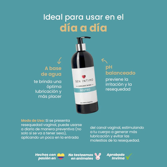 Lubricante Neutro - Sen Intimo