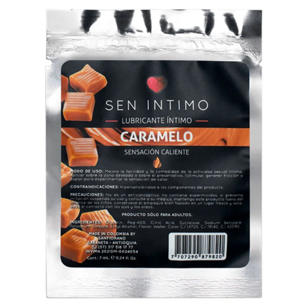 Lubricante Caliente Caramelo Sen Intimo