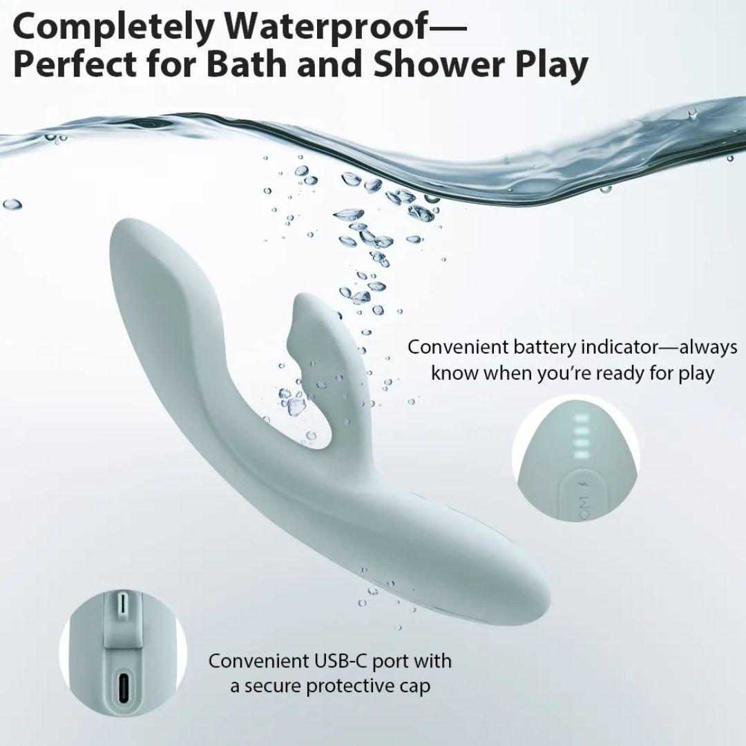 CHIKA — Vibrador Rabbit con App y Calentamiento SVAKOM