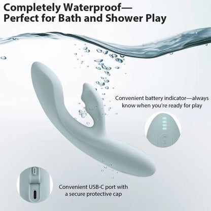 CHIKA — Vibrador Rabbit con App y Calentamiento SVAKOM
