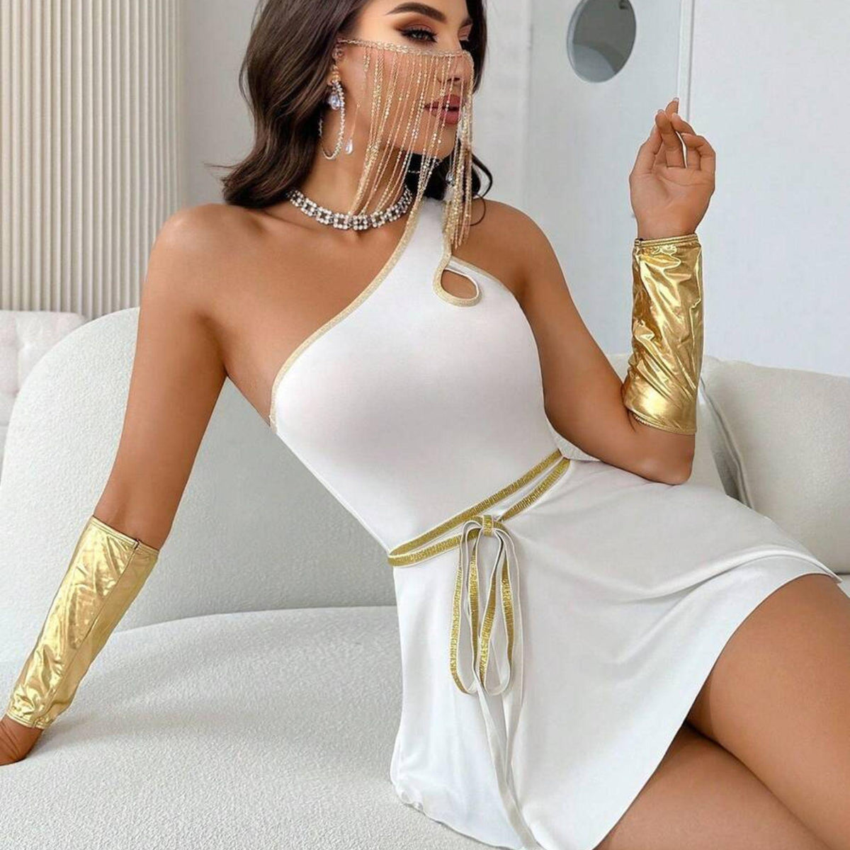 Olympa - Disfraz de Diosa Griega ✨