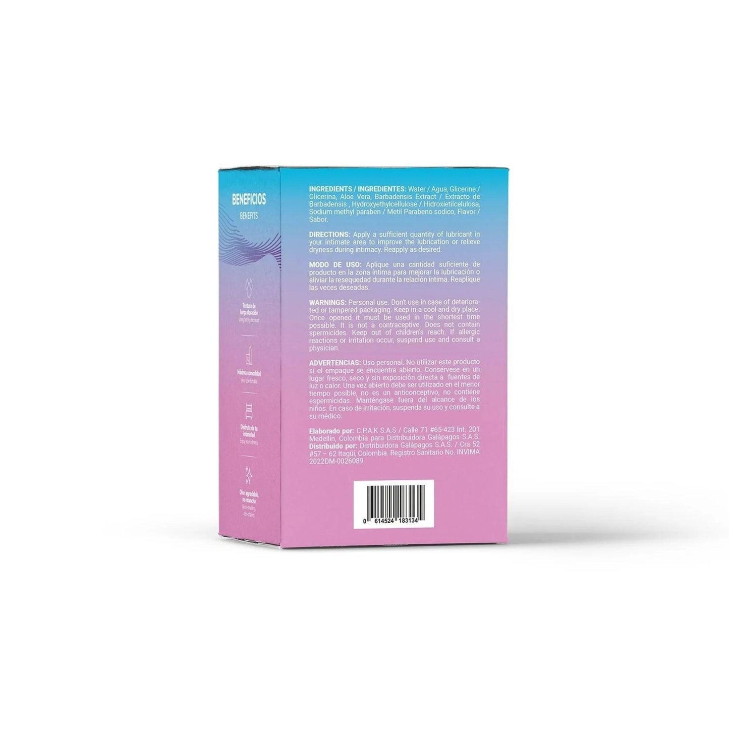 Lubricante Caliente Chicle 30 ml