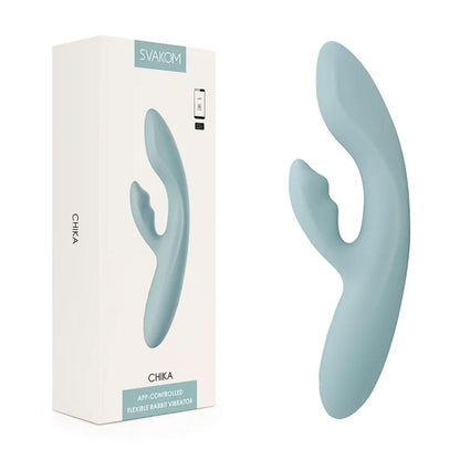 CHIKA — Vibrador Rabbit con App y Calentamiento SVAKOM
