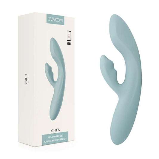 CHIKA — Vibrador Rabbit con App y Calentamiento SVAKOM
