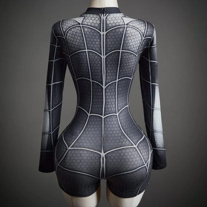 Disfraz Mujer Araña - Enterizo Short