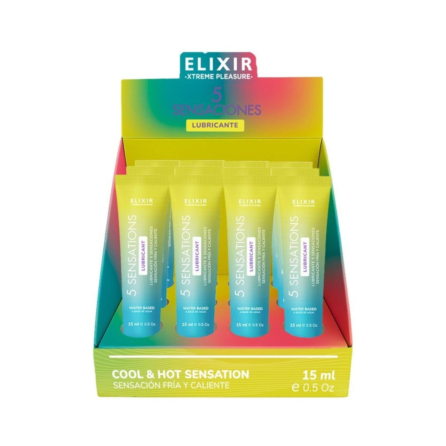 Lubricante 5 sensaciones 🌈 - Elixir