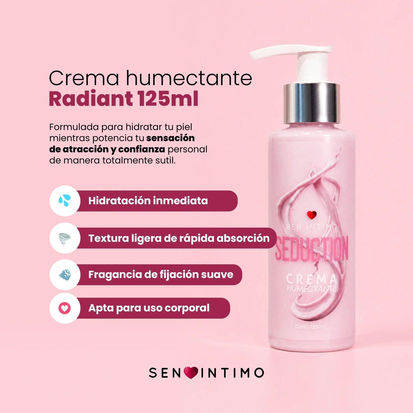 Crema con feromonas - Seduction 🌸