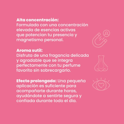 Perfume con feromonas Seduction x 10ml