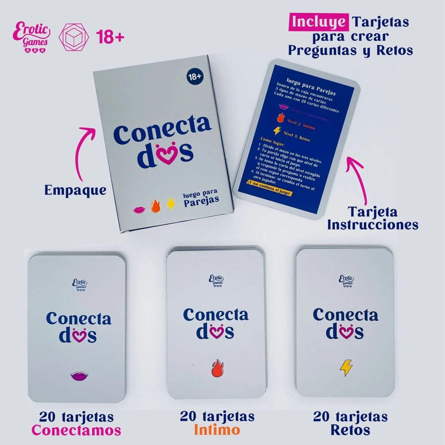 Conectados - Juego de cartas para parejas