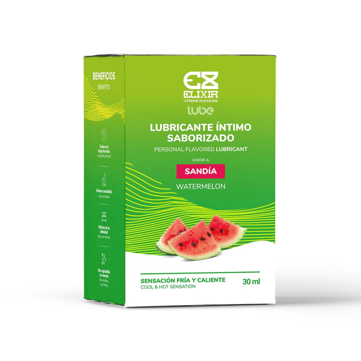 Lubricante frío y caliente Sandía 🍉 - Elixir