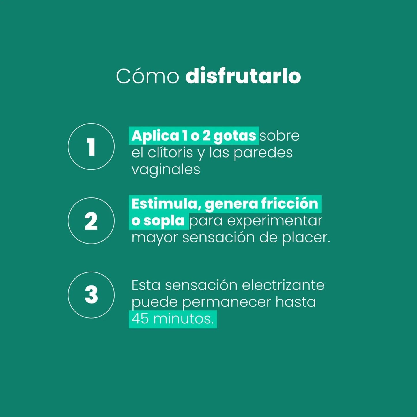 Multiorgasmos Electrizante Frío X 5 ml