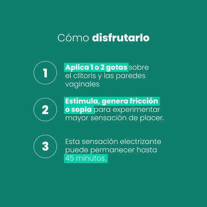 Multiorgasmos Electrizante Frío X 5 ml