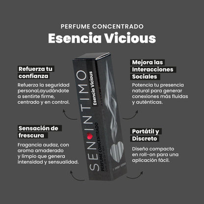 Perfume con feromonas para hombre Vicious x 10ml