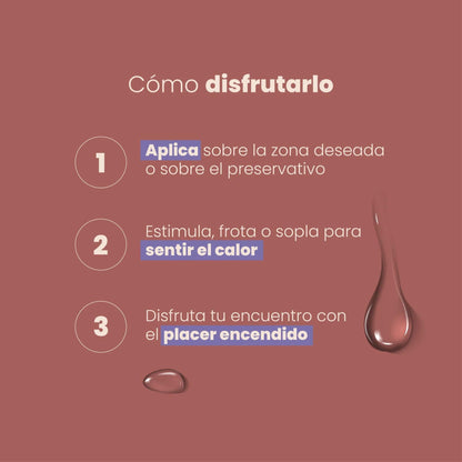 Lubricante Caliente Cappuccino 30ml - Sen Íntimo