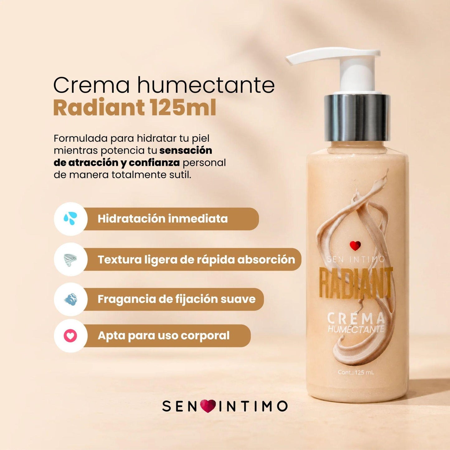 Crema con feromonas - Radiant ✨