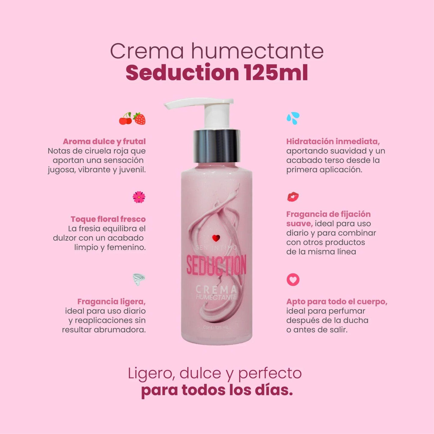Crema con feromonas - Seduction 🌸