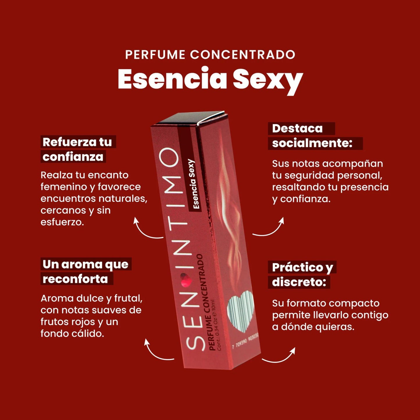 Perfume con feromonas Sexy x 10ml