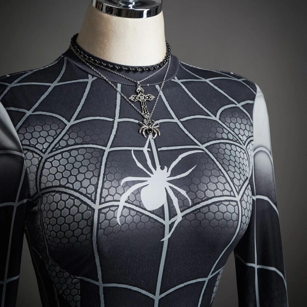Disfraz Mujer Araña - Enterizo Short