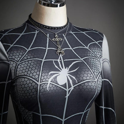 Disfraz Mujer Araña - Enterizo Short