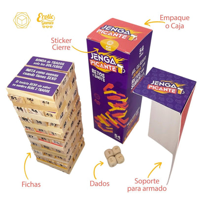 Jenga picante 🔥