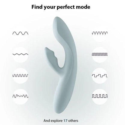 CHIKA — Vibrador Rabbit con App y Calentamiento SVAKOM