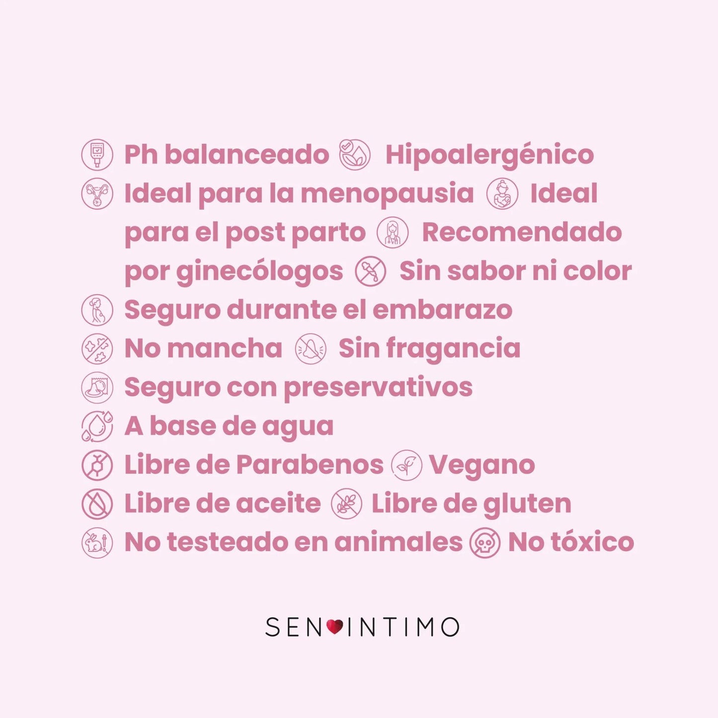 Lubricante Neutro con Ácido Hialurónico y Aloe Vera x 500 ml