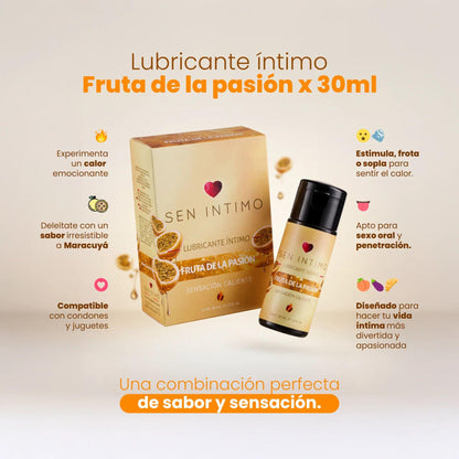 Lubricante Caliente Maracuyá – Sen Íntimo