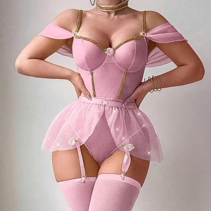 Disfraz de princesa rosa
