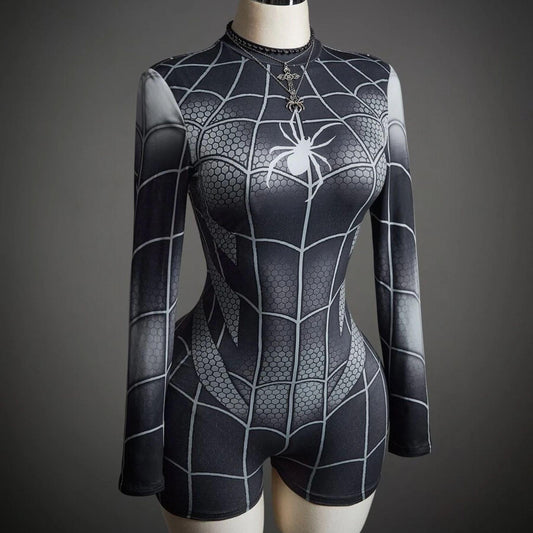 Disfraz Mujer Araña - Enterizo Short
