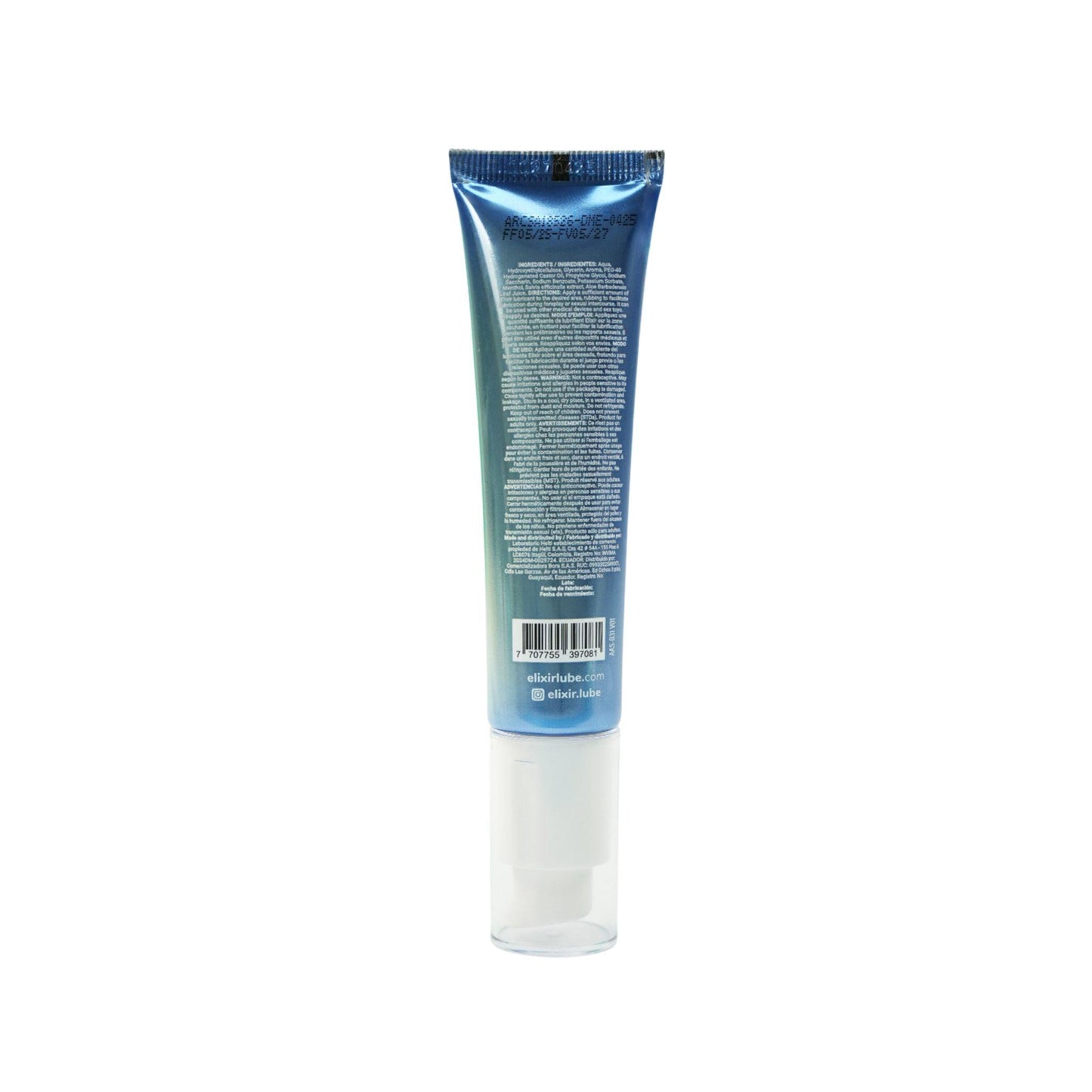 Lubricante Íntimo Frío Cool Sensation ❄️ - Elixir