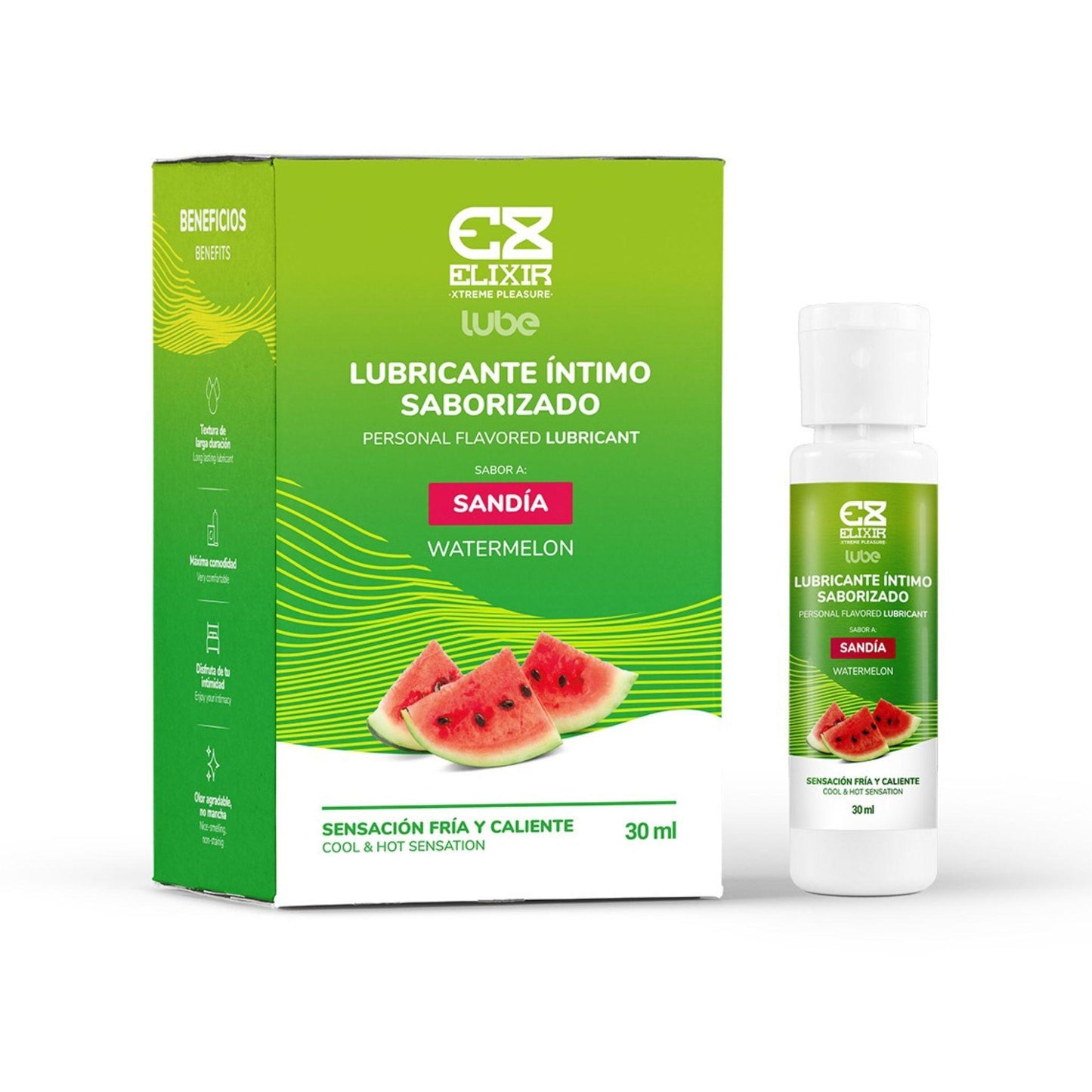 Lubricante frío y caliente Sandía 🍉 - Elixir