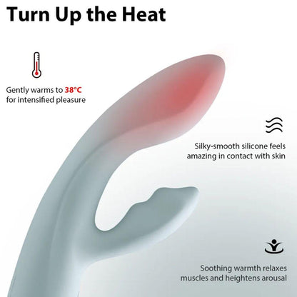 CHIKA — Vibrador Rabbit con App y Calentamiento SVAKOM