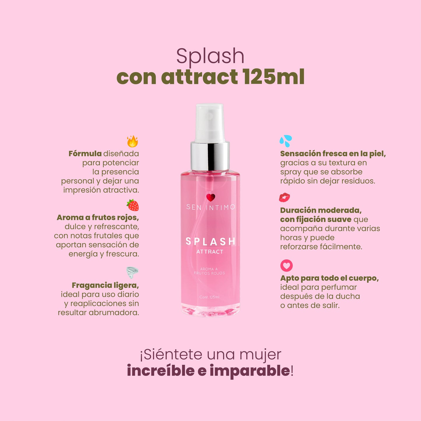 Splash de feromonas 125 ml