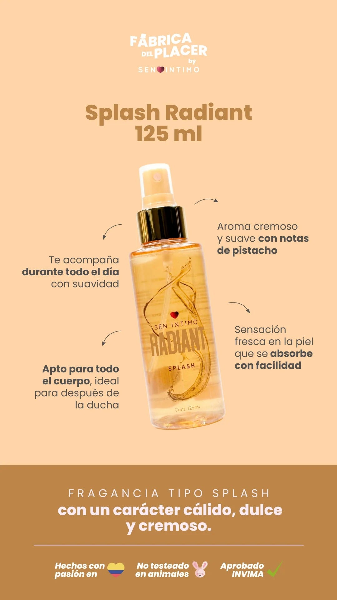 Splash con feromonas - Radiant ✨