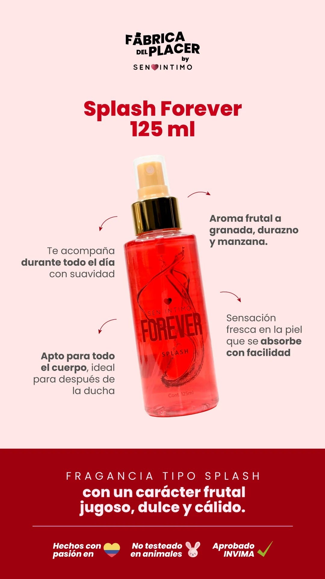 Splash con feromonas - Forever 🍒