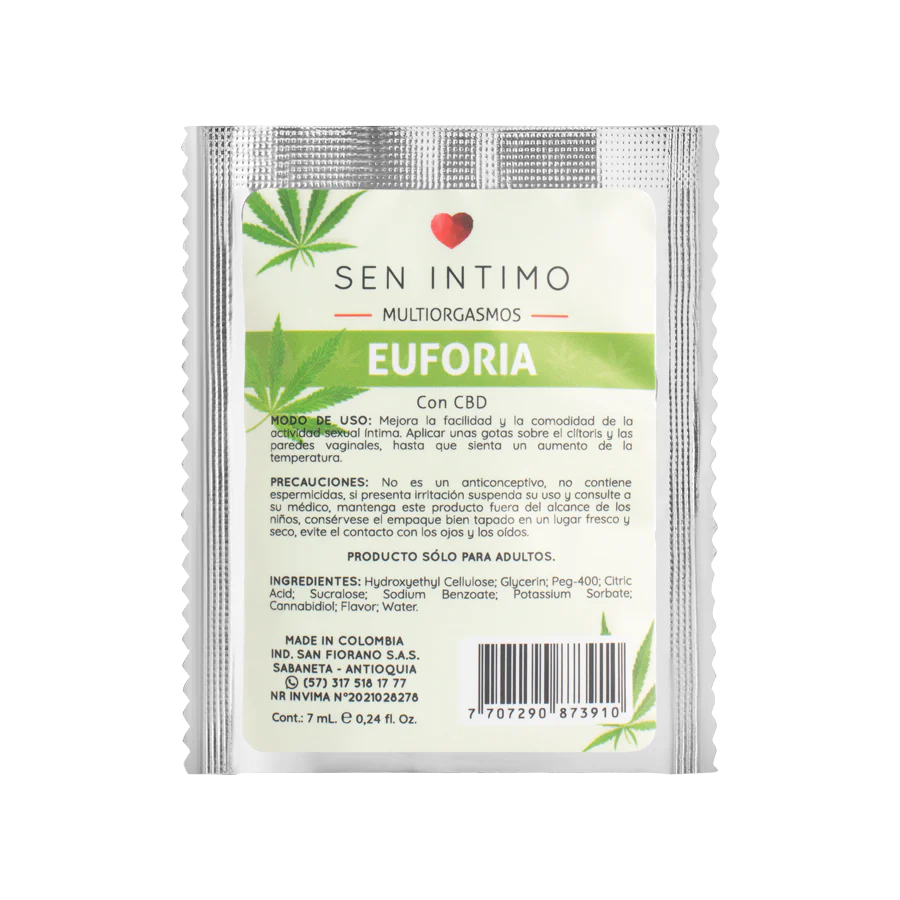 Lubricante Euforia Sen Intimo