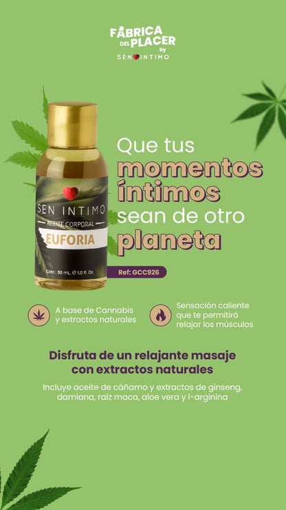 Aceite Corporal Euforia x 30 ml -  Sen Íntimo