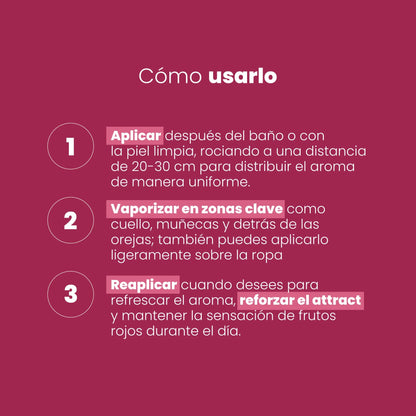 Splash con feromonas - Seduction 🌸