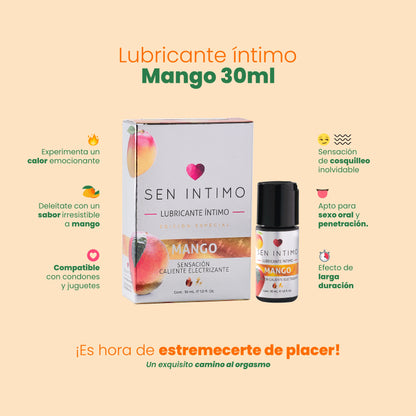 Lubricante Electrizante Caliente Mango