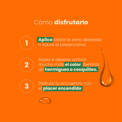 Lubricante Electrizante Caliente Mango